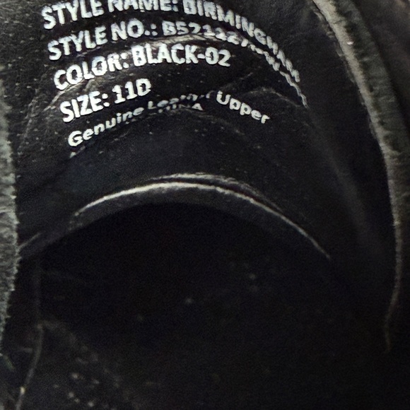 Moretti Black Leather Wingtip Boots - Picture 10 of 12